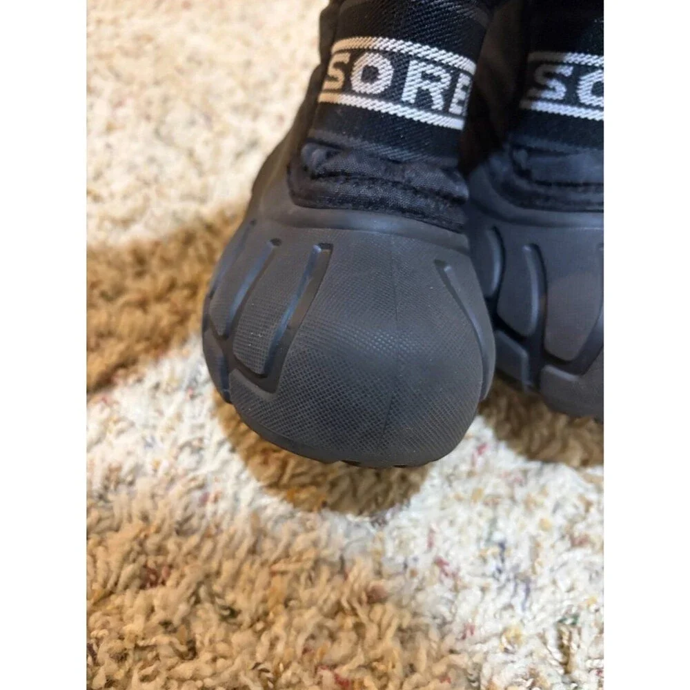 Sorel Youth Cub Kids Winter Snowboots Snow Boots Black